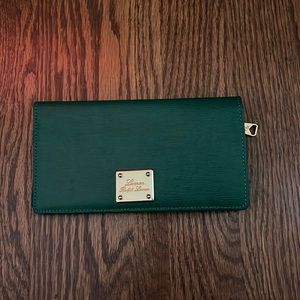Ralph Lauren green leather wallet